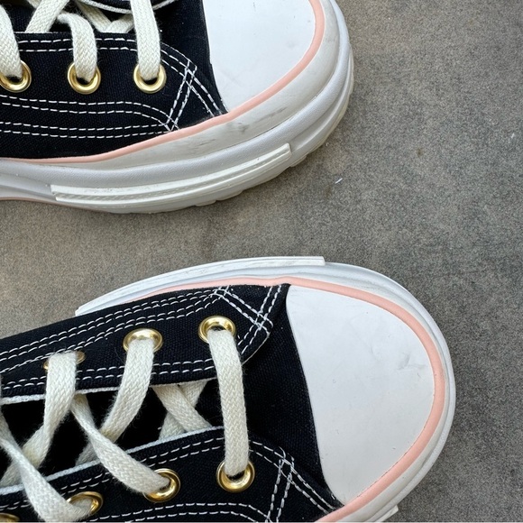 Converse Run Star Legacy CX Platform Gold Chain Heart High Top W 9.5 / M 8 VGUC - Picture 12 of 13